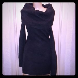 Super cute cowl neck sweater dress